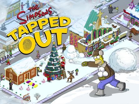 The Simpsons Tapped Out Christmas Update Detailed Bubbleblabber