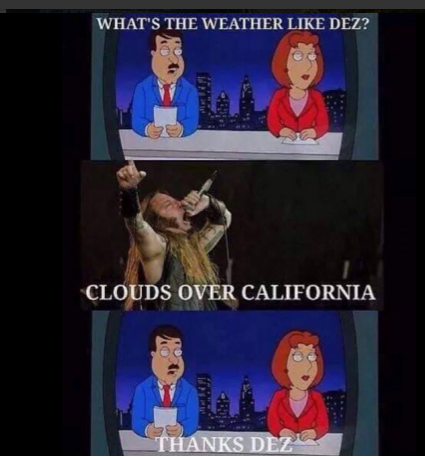 Dez\'s Weather Report #FamilyGuy Bubbleblabber 