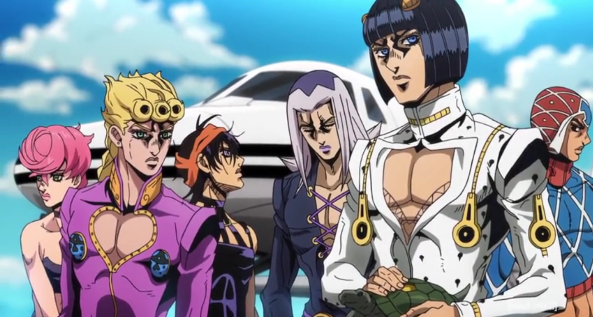 Characters appearing in JoJo's Bizarre Adventure: Golden Wind Recaps Anime