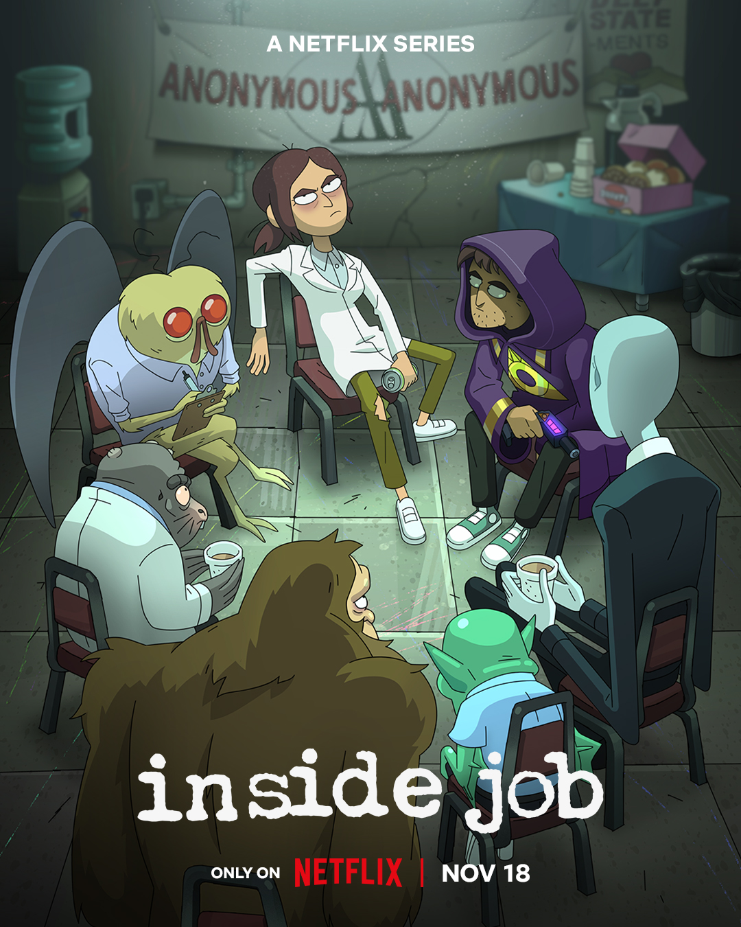 Inside Job Netflix Releases Official Trailer For Season One Part Two Bubbleblabber 9420